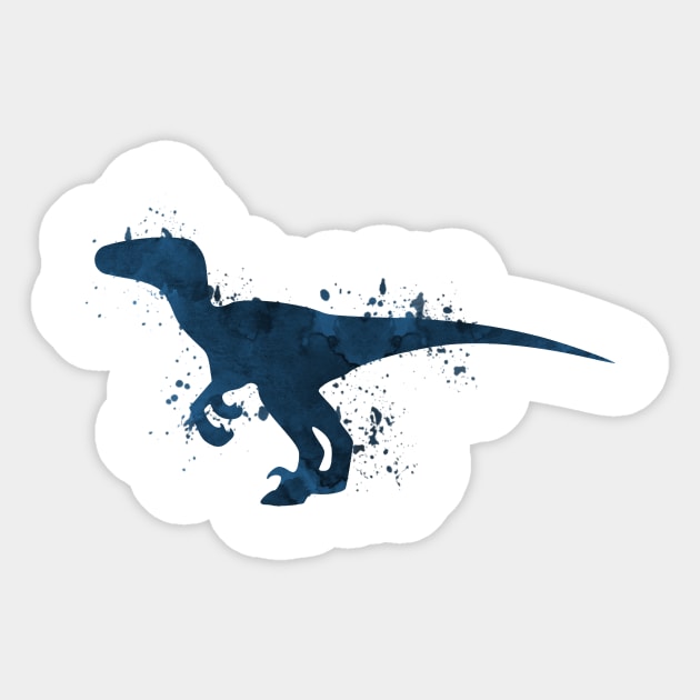 Velociraptor Sticker by TheJollyMarten